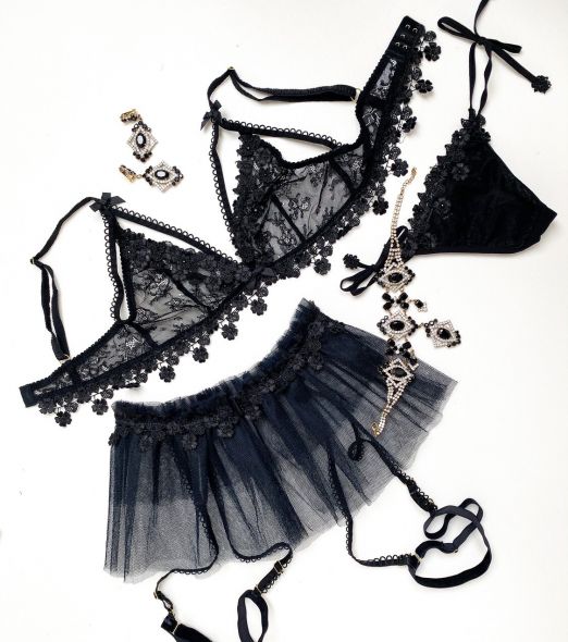Black Swan - komplet spodního prádla Michaela Lingerie